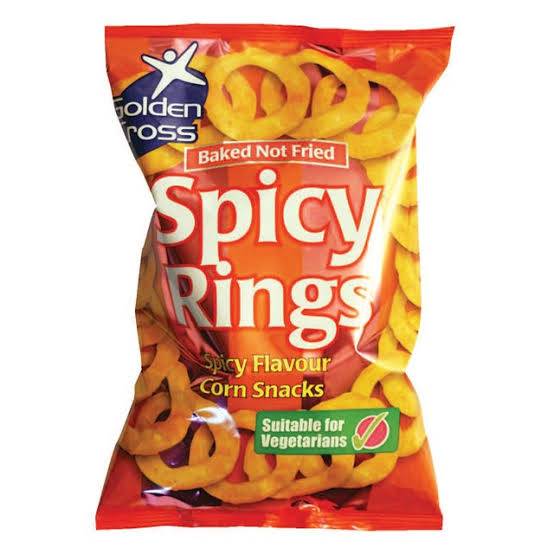Gold cross spicy rings 150g pack