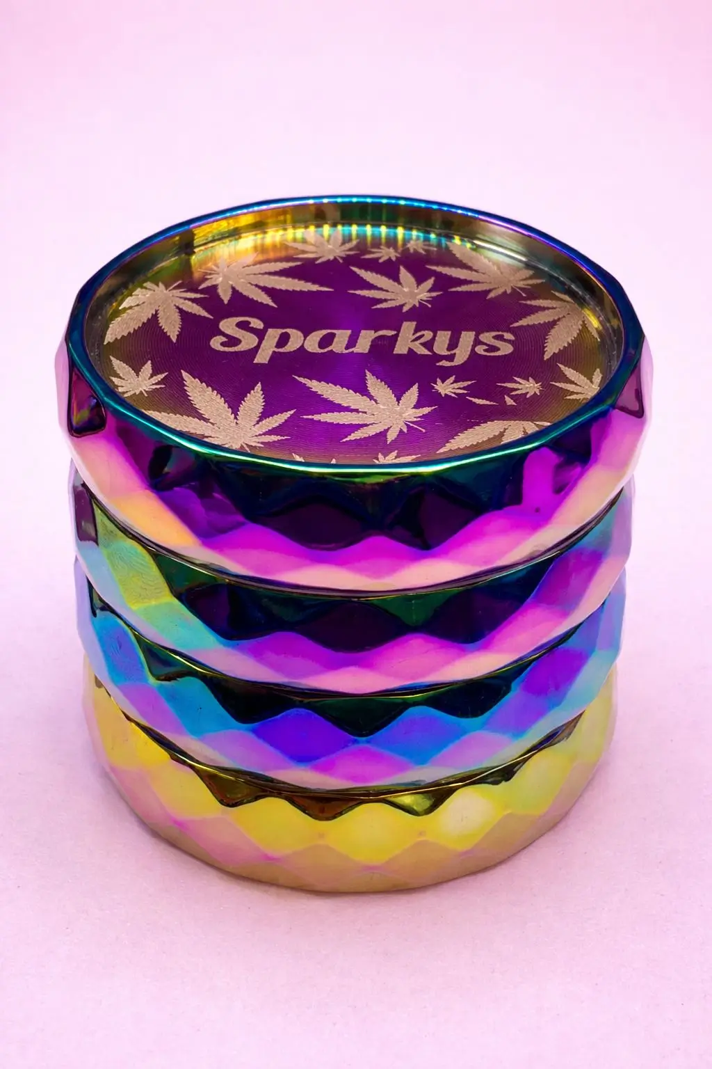 Four chamber large sparkys steel grinder
